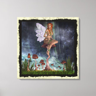 Lienzo Fantasía Toadstool gótico Faerie 4