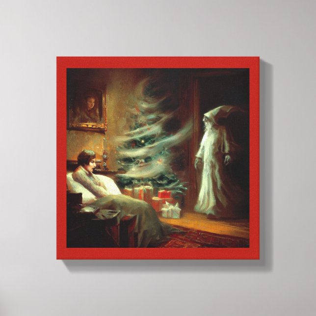 Lienzo Fantasma del Espíritu de la Navidad Presenté (Anverso)