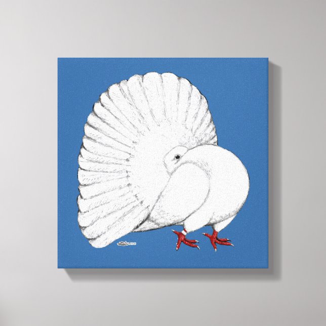 Lienzo Fantasma Pigeon White (Anverso)