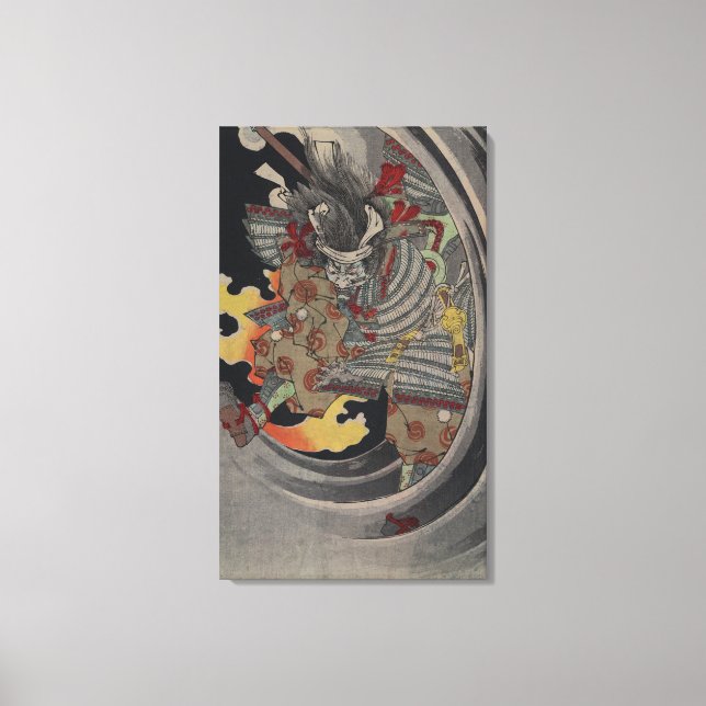 Lienzo Fantasma Ukiyo-e Yokai de Yoshitoshi (Anverso)