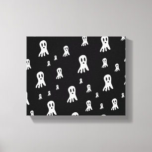 Lienzo Fantasmas oscuros de Halloween