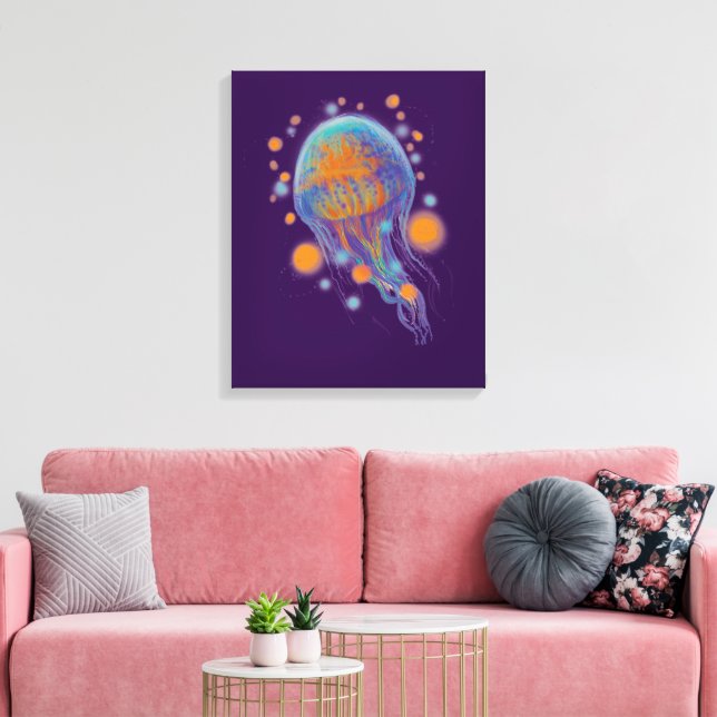 Lienzo fantástico animal oceánico (Insitu (Sala de estar))