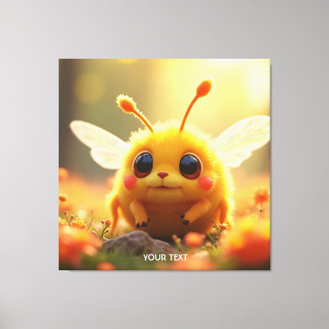 Lienzo Fantasy Bee Bug Sun (Anverso)