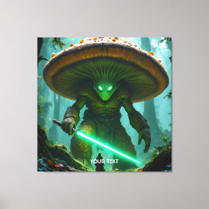 Lienzo Fantasy Cute Mushroom Saber Forest