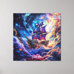 Lienzo Fantasy Cute Nubes Espacio para Buques