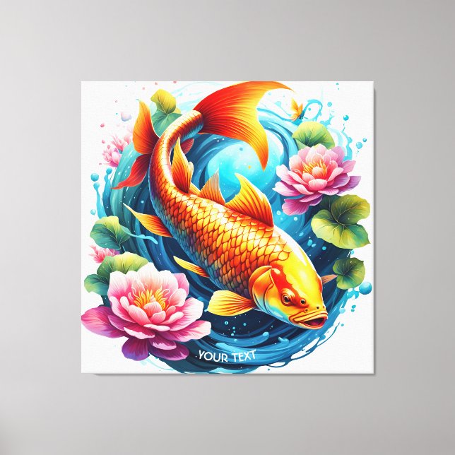 Lienzo Fantasy Cute Vivid Flowers (Anverso)