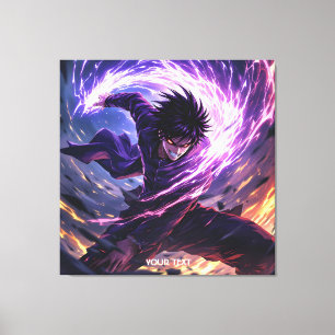 Lienzo Fantasy Cute Wizard Boy Light