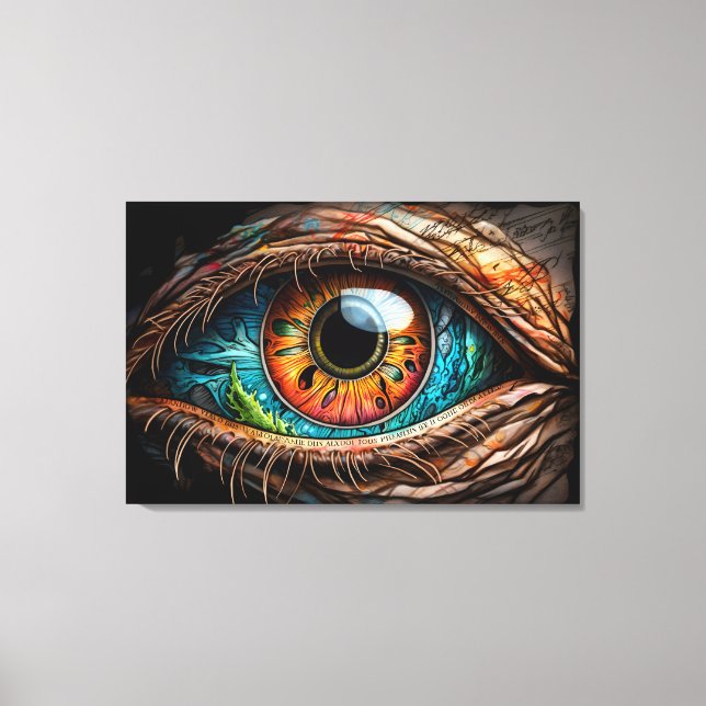 Lienzo Fantasy Eye (Anverso)