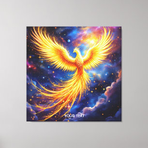 Lienzo Fantasy Phoenix Stars Space
