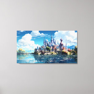 Lienzo Fantasy Seaside Kingdom