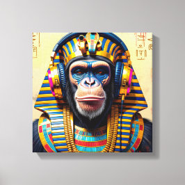 LIENZO FARAÓN TUT-CHIMPANCÉ 2