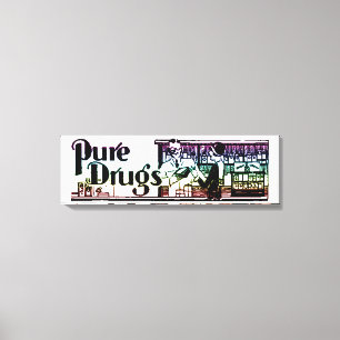 Lienzo Farmacia de los medicamentos puros 2