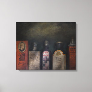 Lienzo Farmacia - Sienta buena medicina