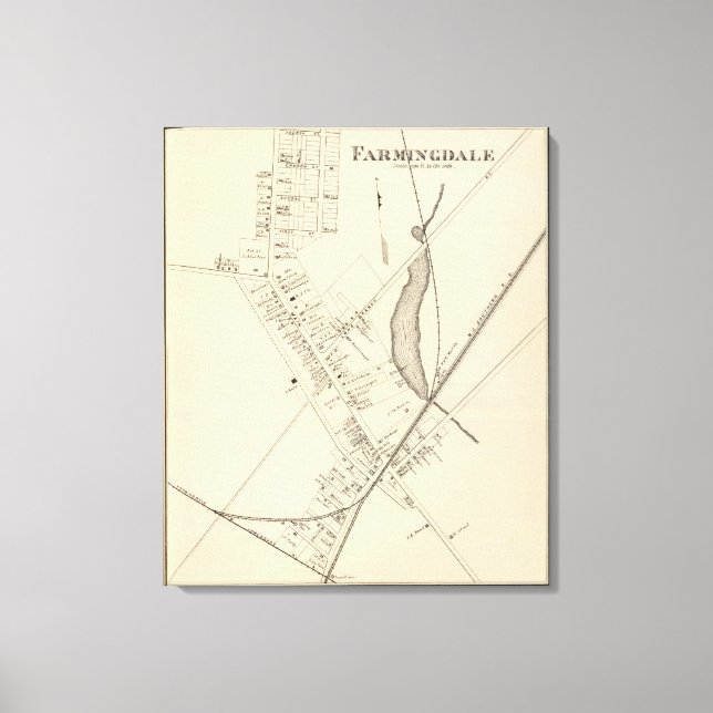 Lienzo Farmingdale, Nueva Jersey (Anverso)