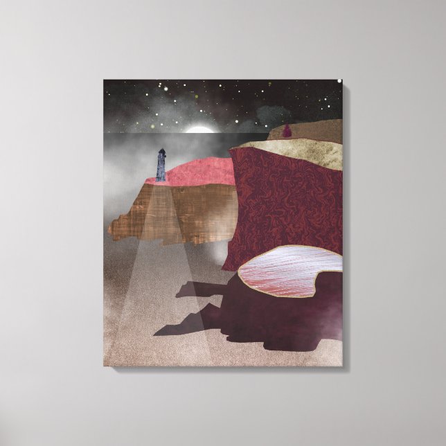 Lienzo Faro Brumoso (Anverso)