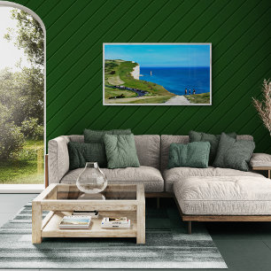 Lienzo Faro De Cabeza De Playa, Siete Hermanas, Inglaterr