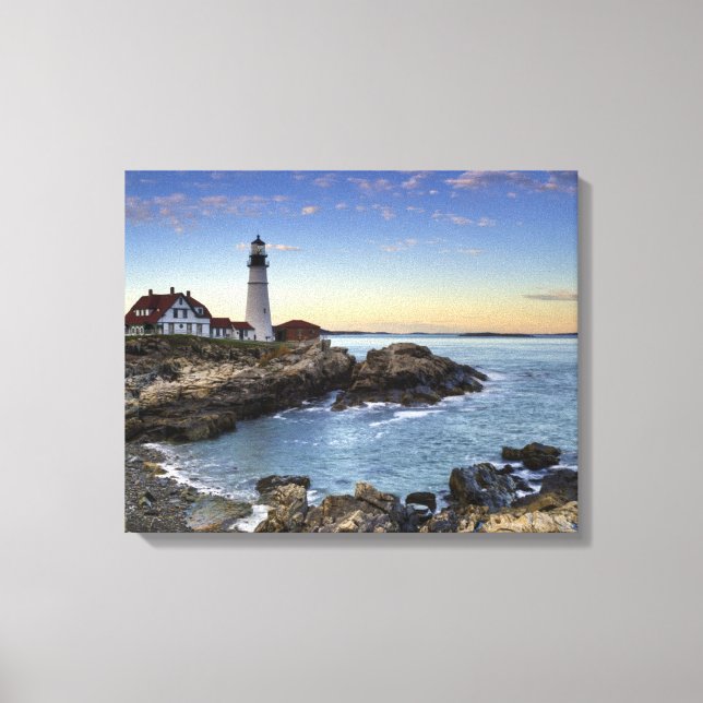 Lienzo Faro de cabeza de Portland (Anverso)