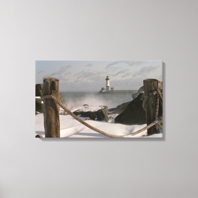 Lienzo Faro de Canal Park (Anverso)