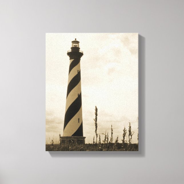 Lienzo Faro de Cape Hatteras (Anverso)