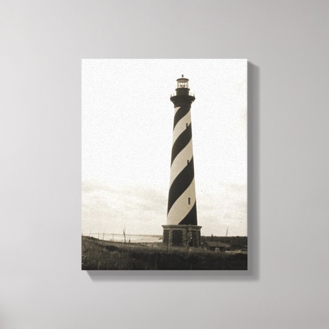 Lienzo Faro de Cape Hatteras (Anverso)