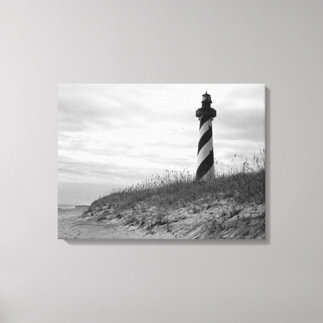 Lienzo Faro de Cape Hatteras (Anverso)