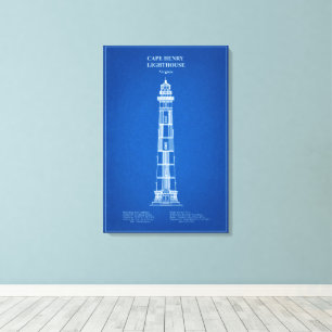 Lienzo Faro de Cape Henry - Virginia – AD