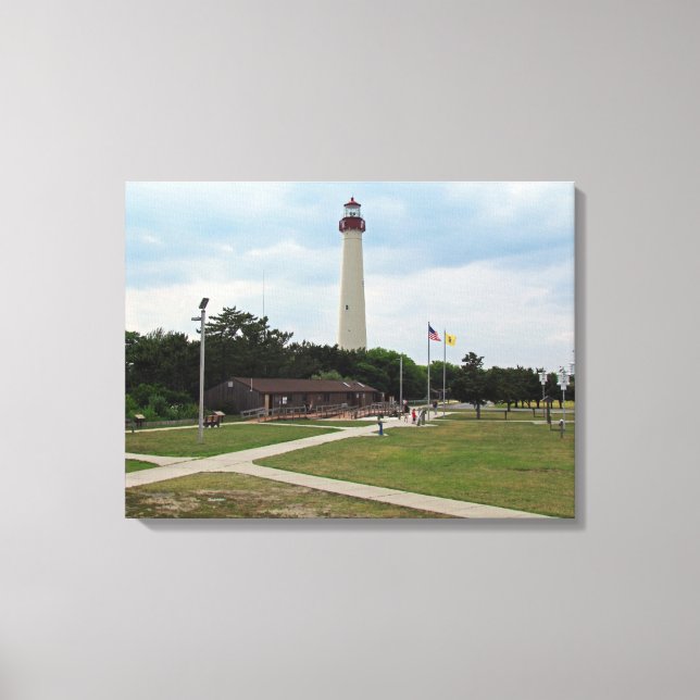 Lienzo Faro de Cape May (Anverso)