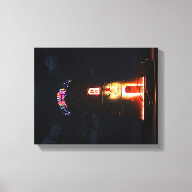 Lienzo Faro de Edgartown, MAMÁES del viñedo de Martha (Anverso)