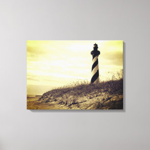 Lienzo Faro de Hatteras del cabo