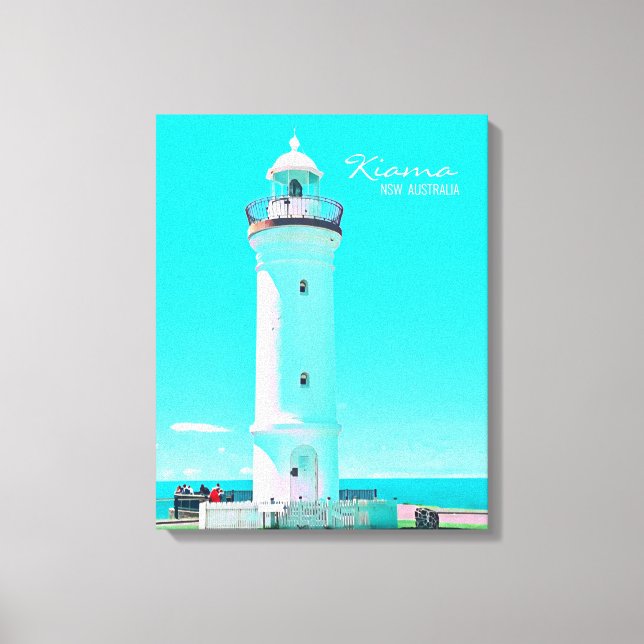 Lienzo Faro de Kiama NSW Australia (Anverso)