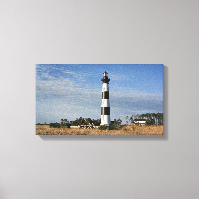 Lienzo Faro de la isla Bodie (Anverso)