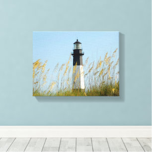 Lienzo Faro de la isla Tybee