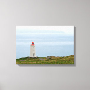 Lienzo Faro de la península de Vatnsnes - Islandia