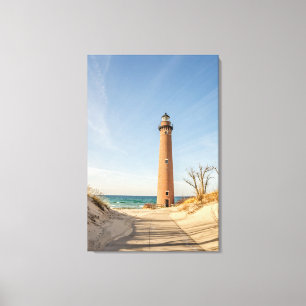 Lienzo Faro de Little Sable Point