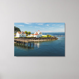 Lienzo Faro de Mukilteo, Mukilteo, Washington, EE. UU.