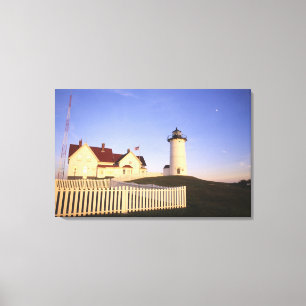 Lienzo Faro de Nobska, Woods Hole, Massachusetts