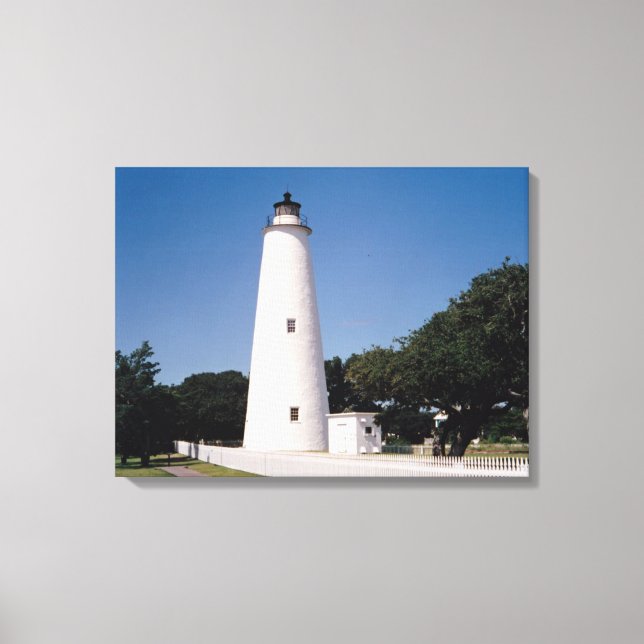 Lienzo Faro de Ocracoke (Anverso)