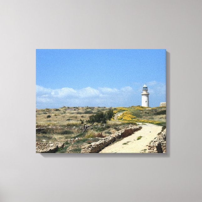 Lienzo Faro de Paphos (Anverso)