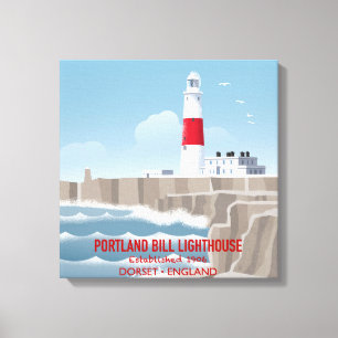 Lienzo Faro de Portland Bill