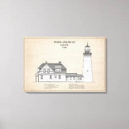 Lienzo Faro de Portland Head - Maine - SBD