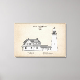 Lienzo Faro de Portland Head - Maine - SBD