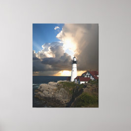 Lienzo Faro de Portsmouth N.H. al amanecer X-Grande