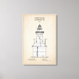 Lienzo Faro de Sabine Bank - Texas - SBD