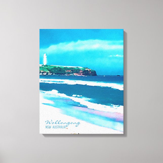 Lienzo Faro de Wollongong Beach NSW (Anverso)
