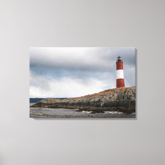 Lienzo Faro En El Canal De Beagle (Anverso)