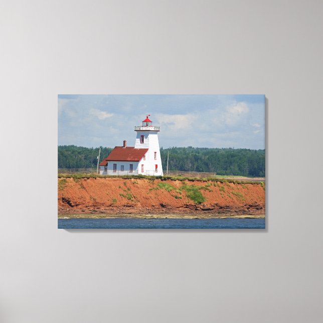 Lienzo Faro en el norte de Umberland en el Príncipe Eduar (Anverso)