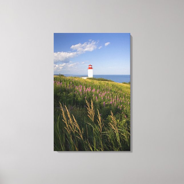 Lienzo Faro en St. Martins, Nuevo Brunswick, 2 (Anverso)