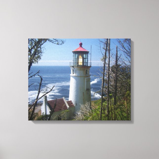 Lienzo Faro Heceta Head (Anverso)