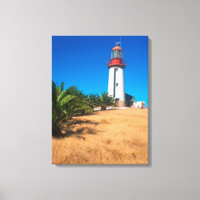 Lienzo Faro, Isla Robben, Ciudad del Cabo (Anverso)