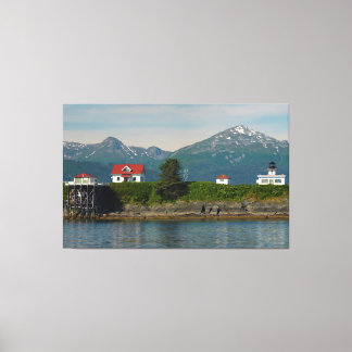 Lienzo Faro Point Retreat en Juneau, Alaska